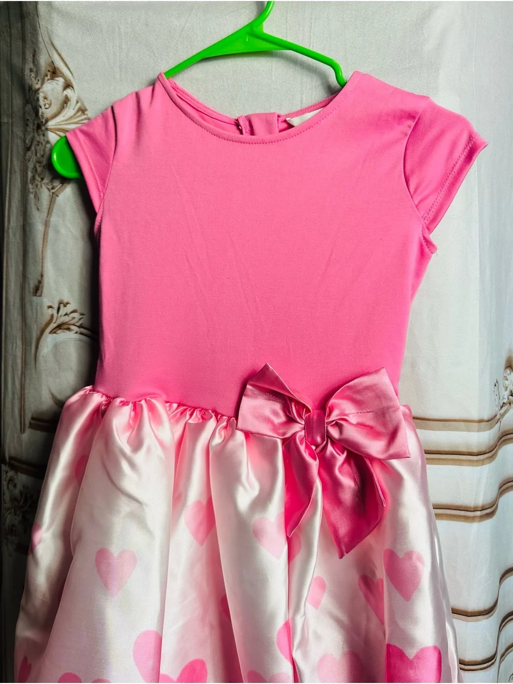 H&M Girls Bright Pink Basic Tee